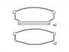 Brake Pad Set:41060-T7891