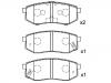 刹车片 Brake Pad Set:53302-M2A01