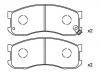 Bremsbelagsatz, Scheibenbremse Brake Pad Set:LA01-33-28Z